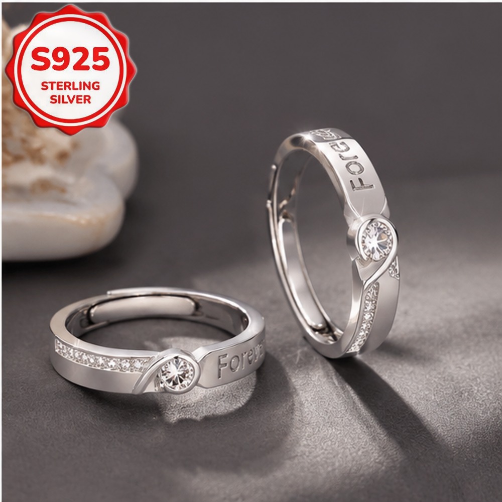 S925 Hypoallergenic "Endless Love" Couple's Ring